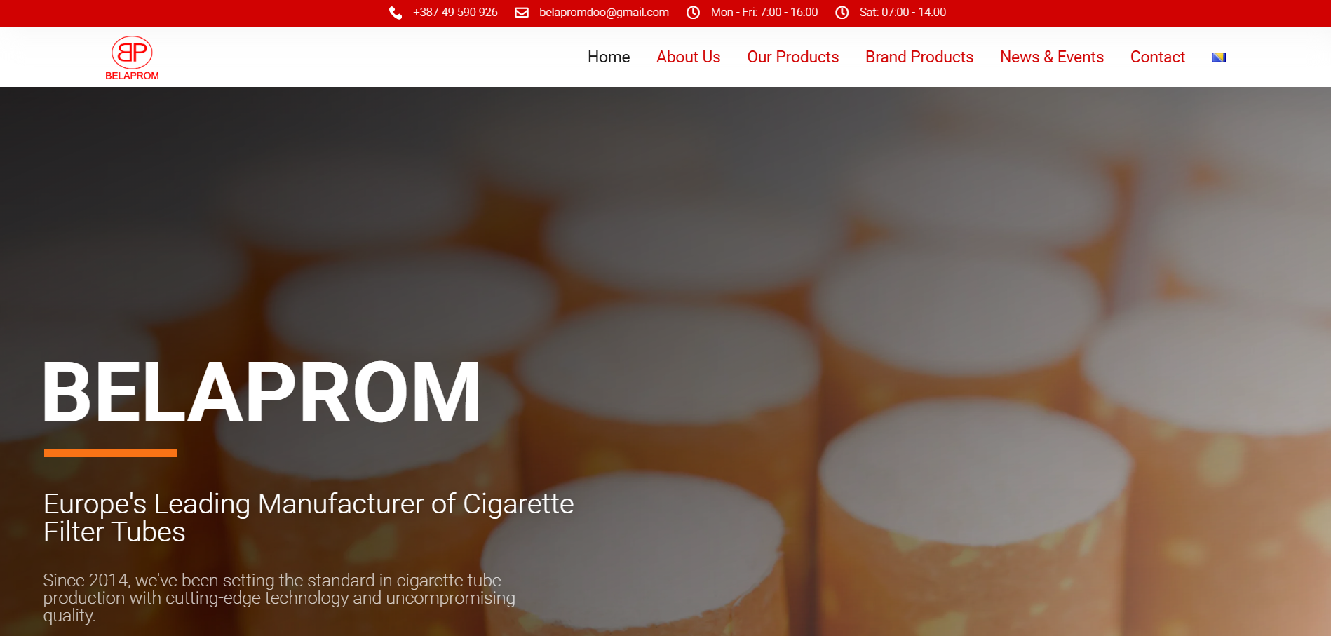 Belaprom — Web Design