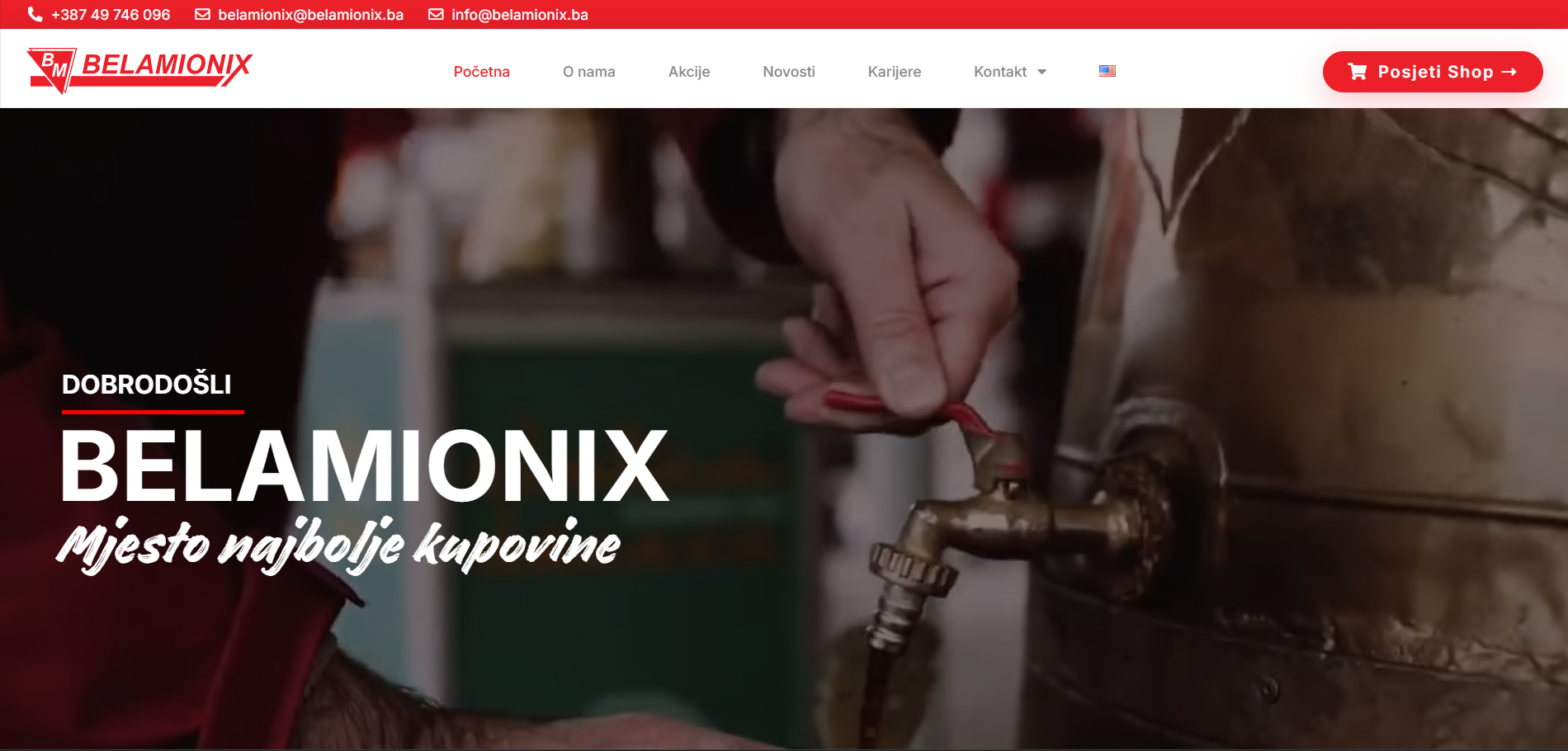 Belamionix — Web Design