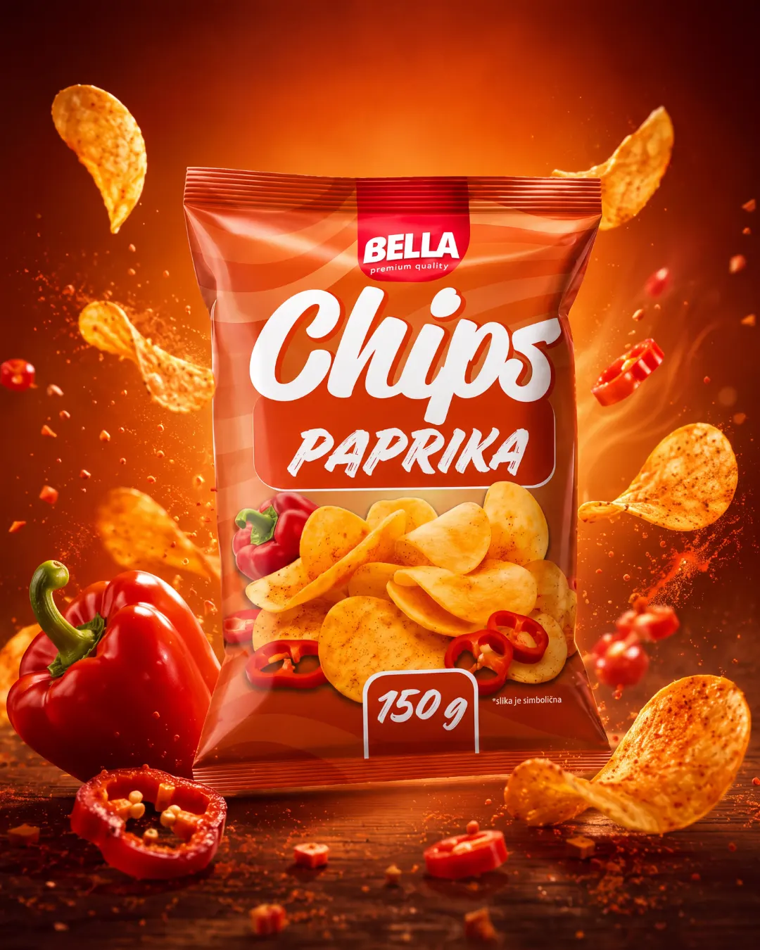 Bella Chips Verpackungsdesign 2