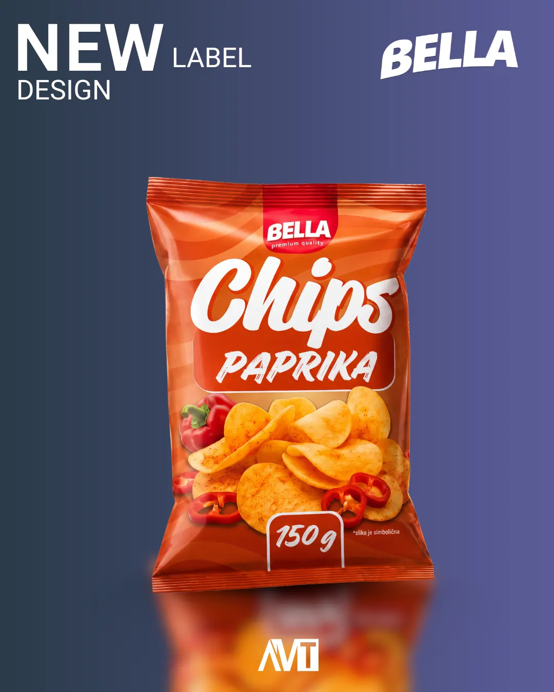 Bella Chips Verpackungsdesign 1