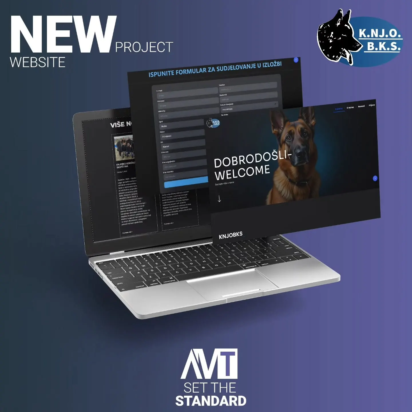 KNJOBKS Website – Projektansicht 1