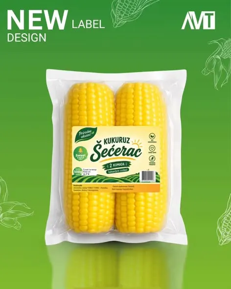 Sweet Corn Verpackungsdesign